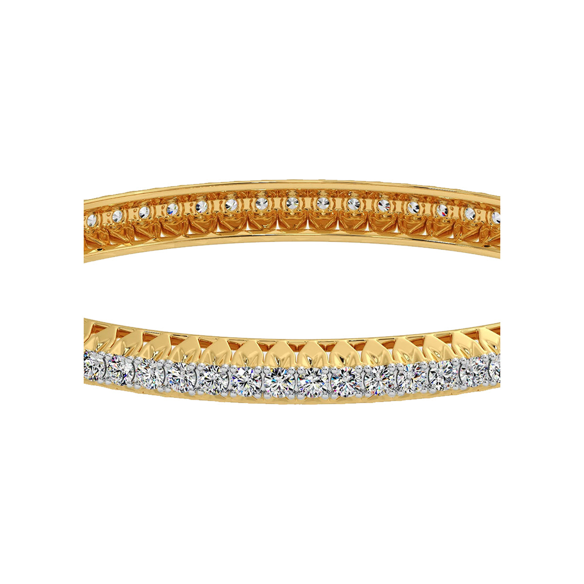 the classic diamond bangle