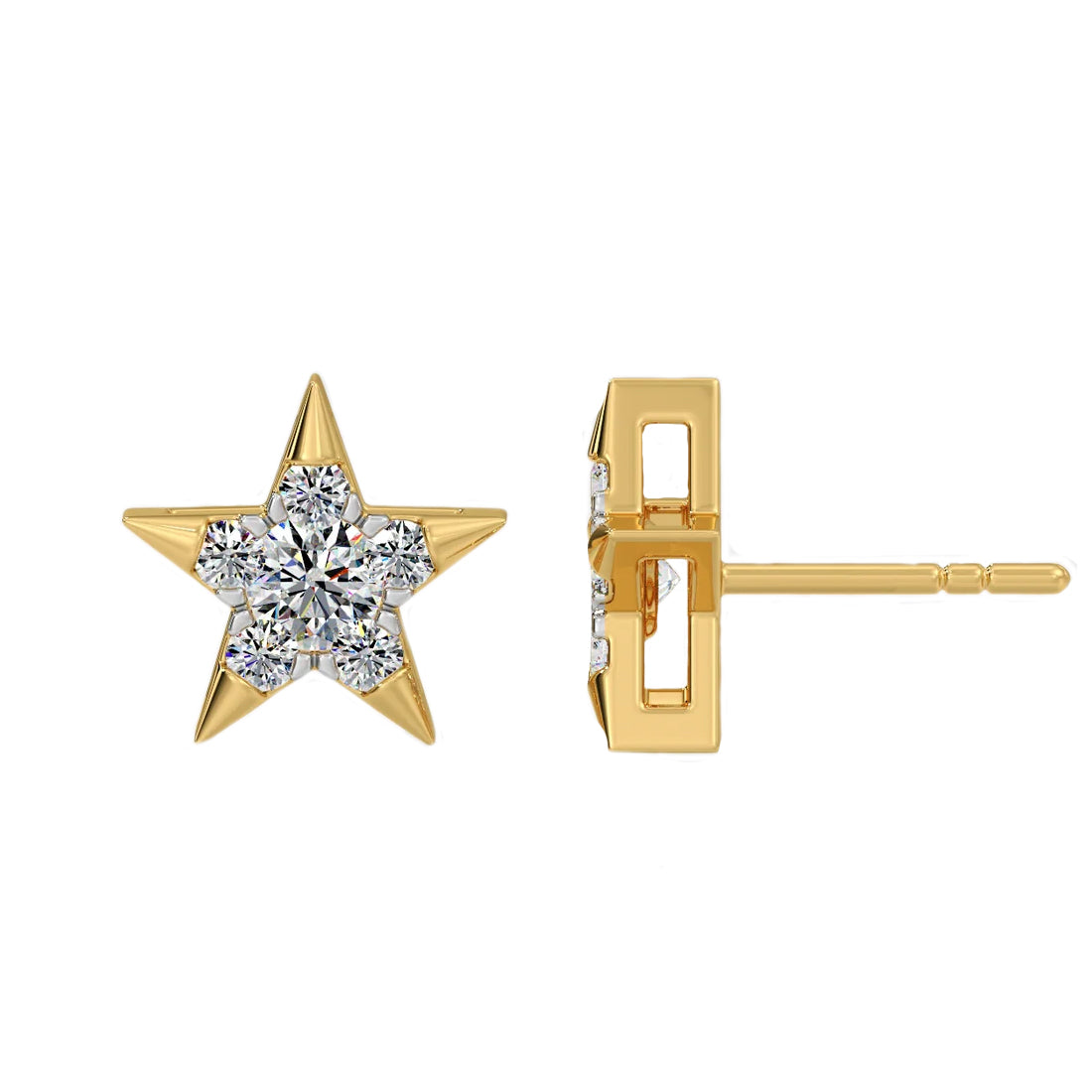 star earrings