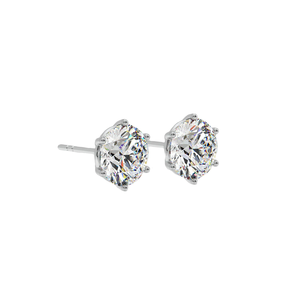3 ct conical studs