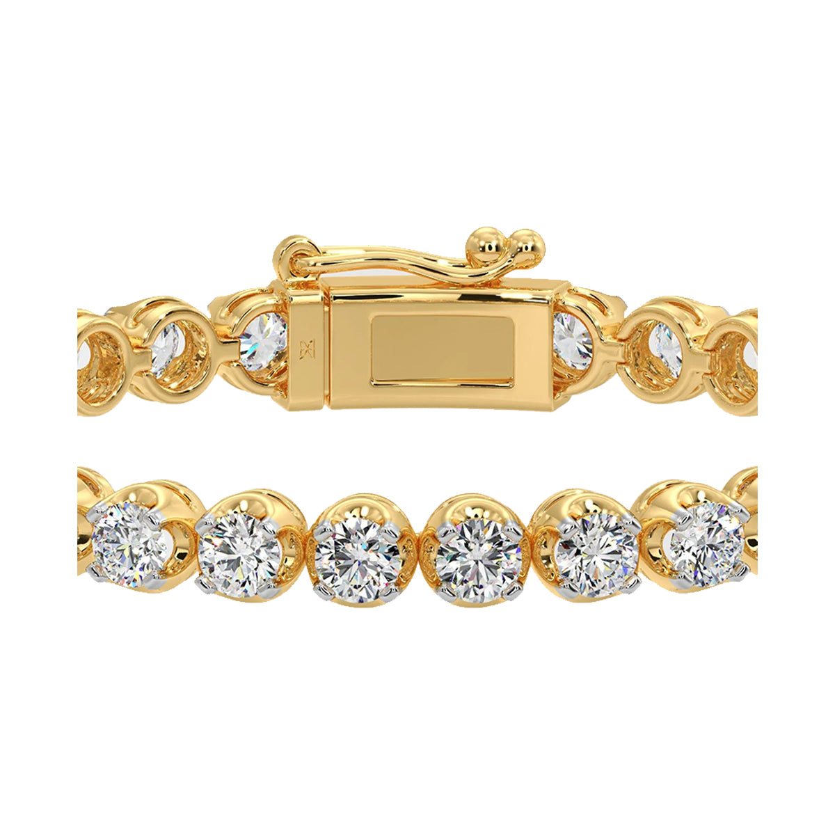 0.25 ct crown tennis bracelet