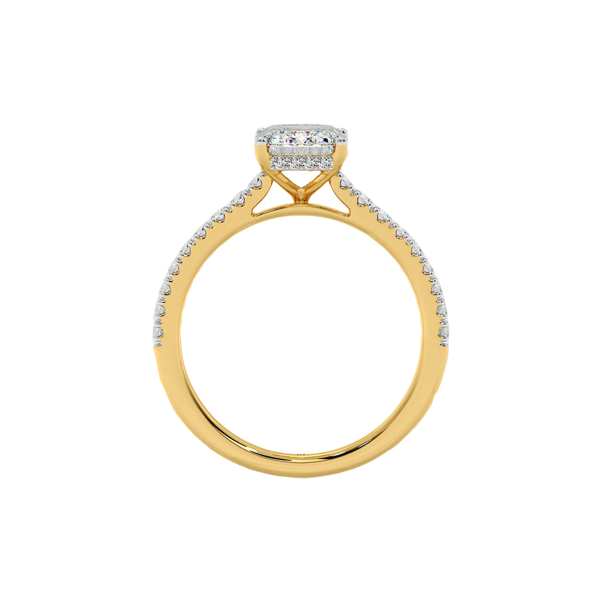 2 ct emerald solitaire ring