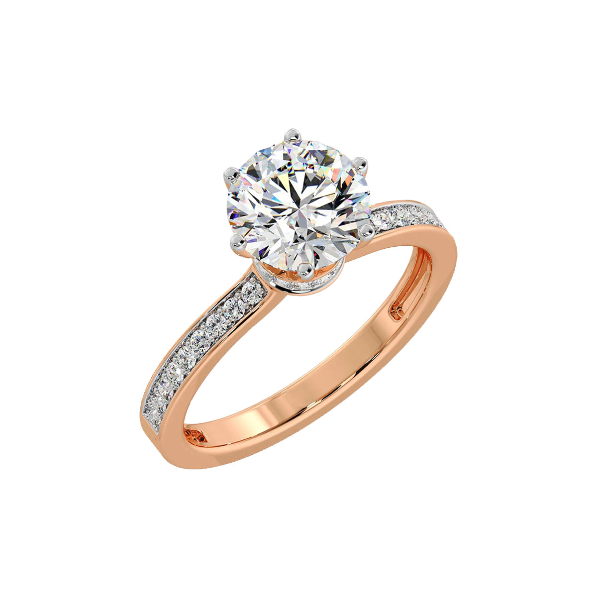 2 ct bloom secret halo ring