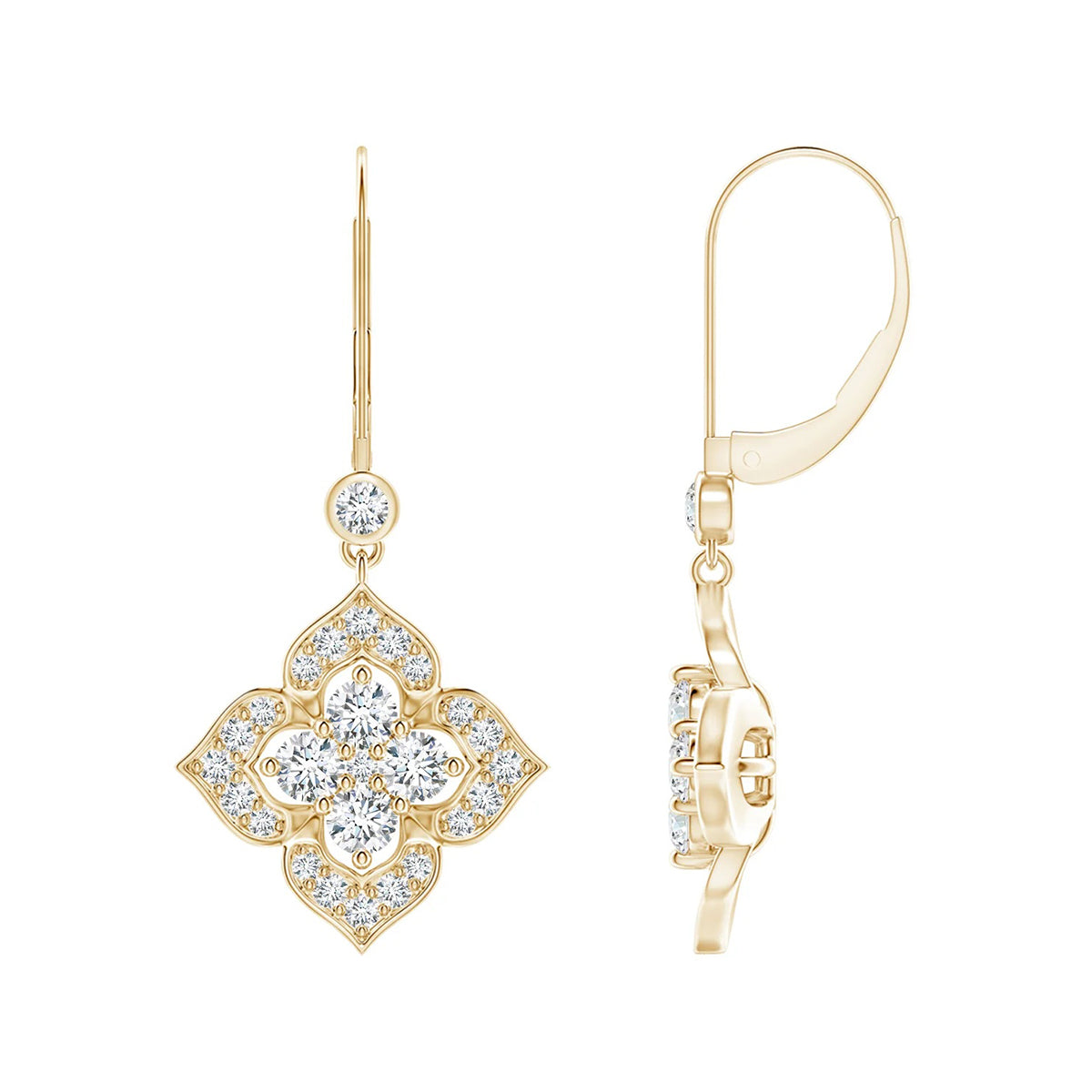 floral radiance earrings