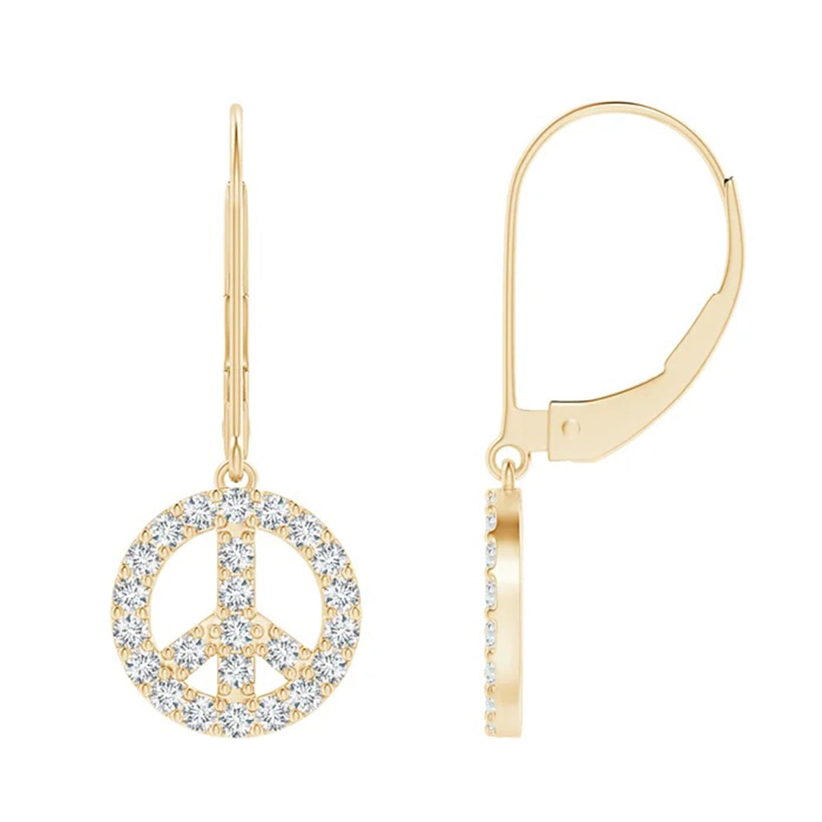 shimmering peace dangles