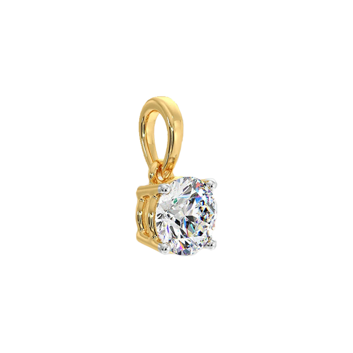 0.50 ct solitaire pendant