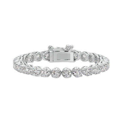 0.40 Ct Crown Tennis Bracelet