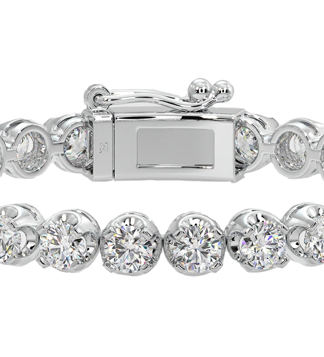 0.40 ct crown tennis bracelet
