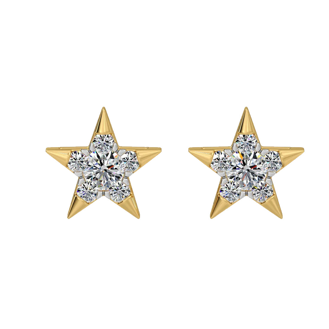 star earrings