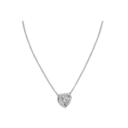 Solitaire Heart Necklace