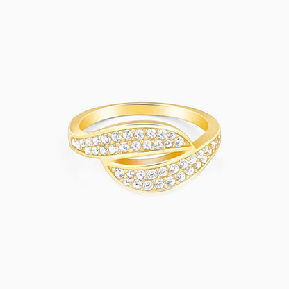 Golden Twirl Luxe Ring
