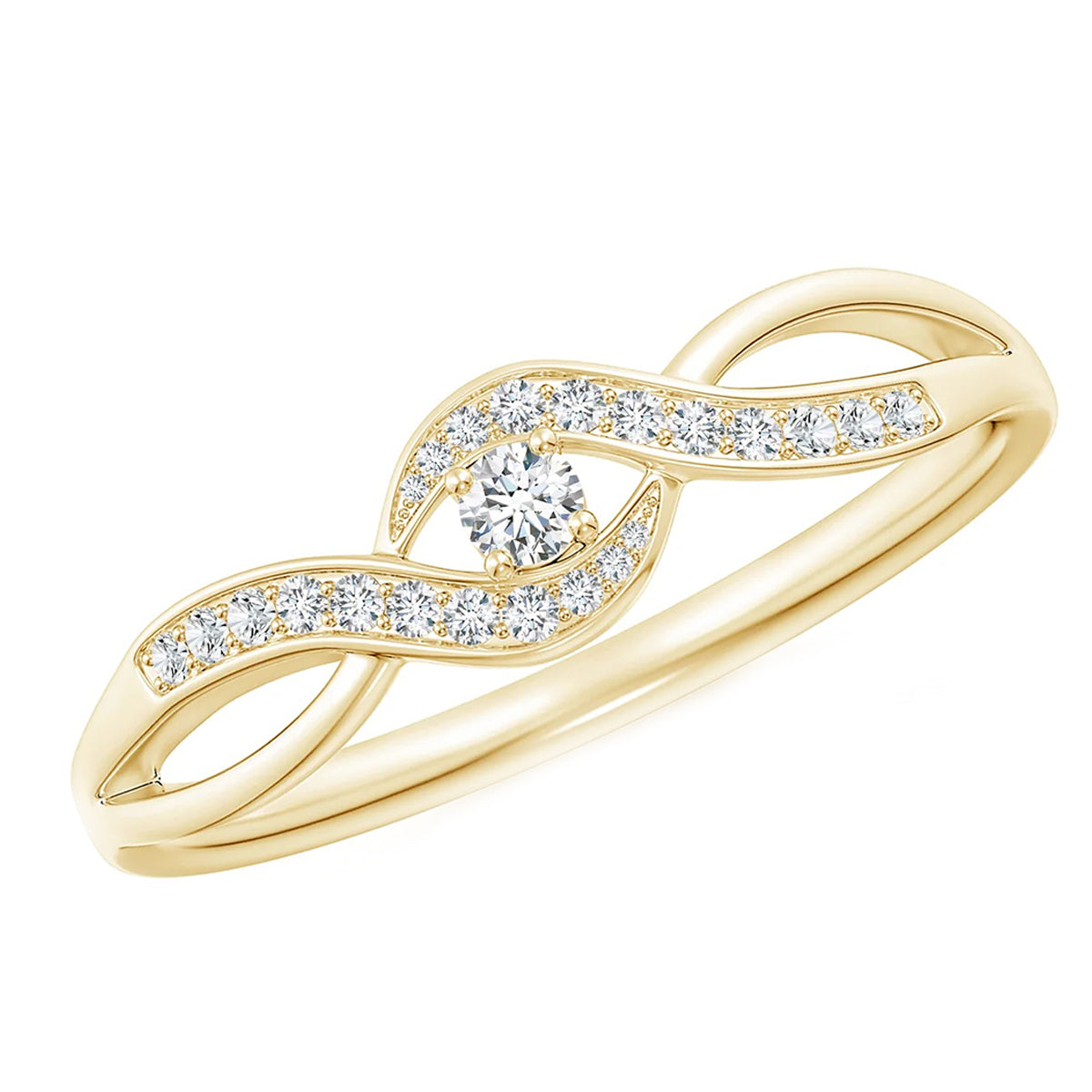 infinity sparkle ring