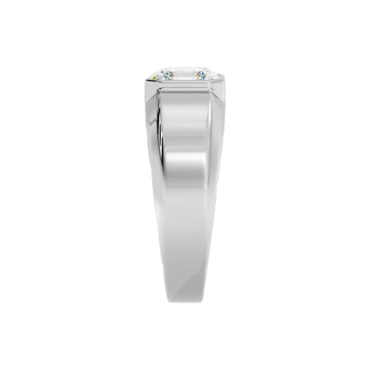 Asscher Solitaire Ring