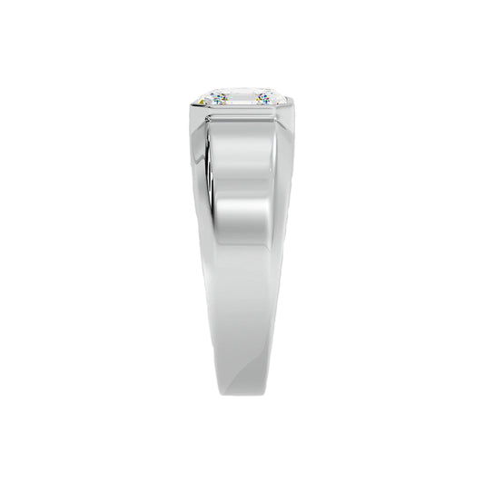 Asscher Solitaire Ring