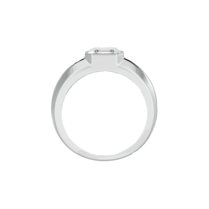 Asscher Solitaire Ring