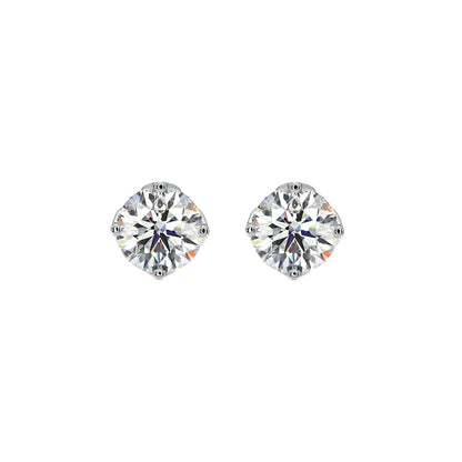 1.50 ct Solitaire Lotus Studs