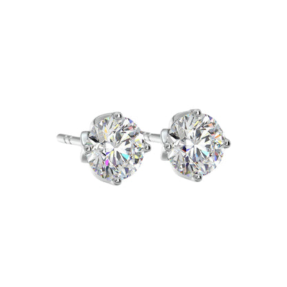1.50 ct Solitaire Lotus Studs