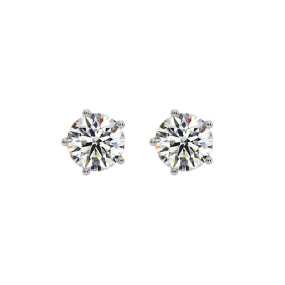 3 ct Solitaire Studs
