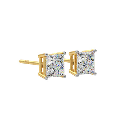 3 ct Princess Studs