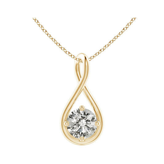 Solitaire Loop Necklace