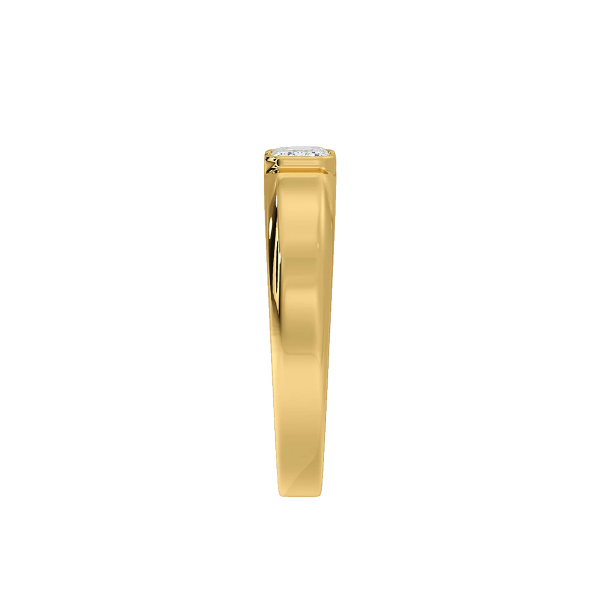 east west emerald ring