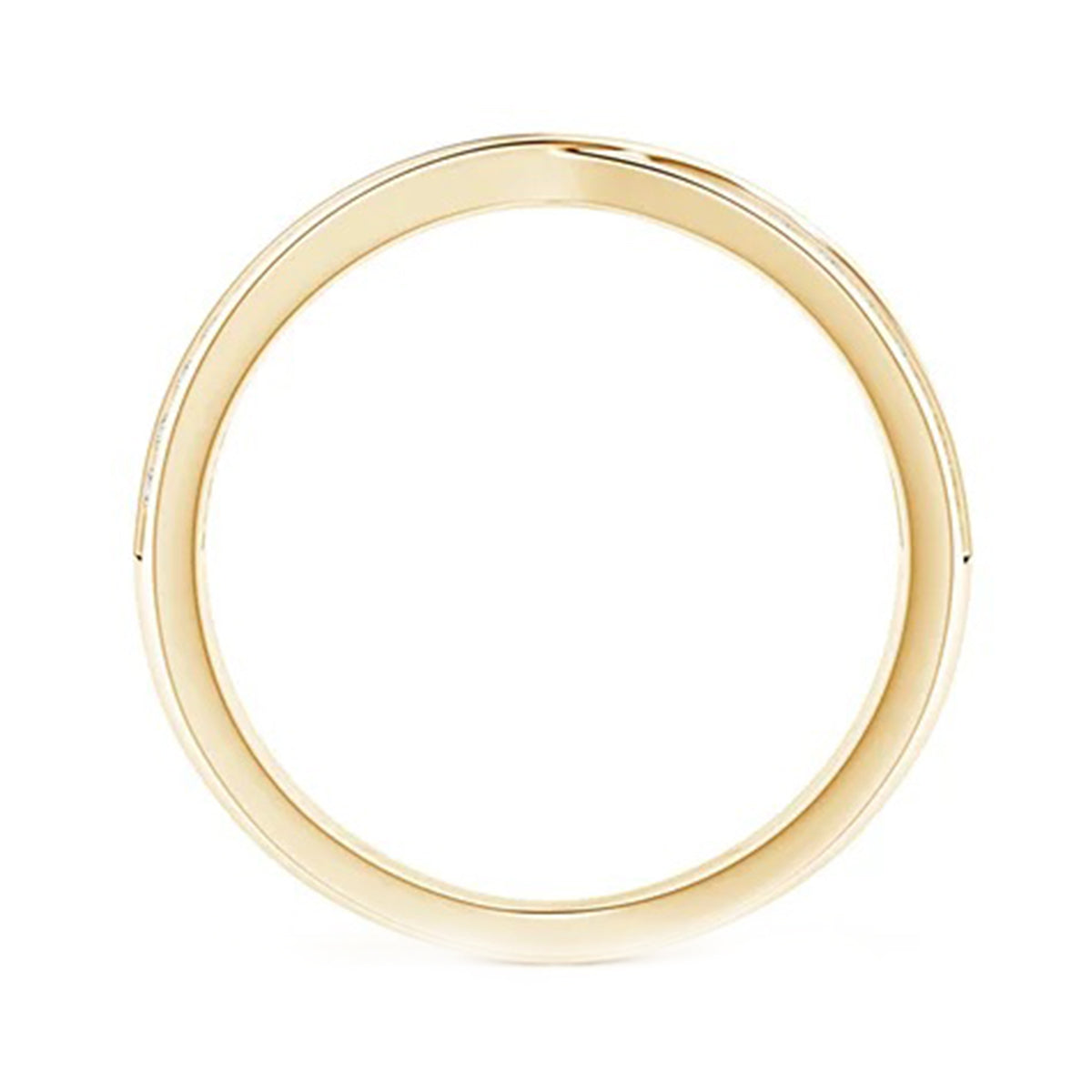 gold crisscross diamond ring