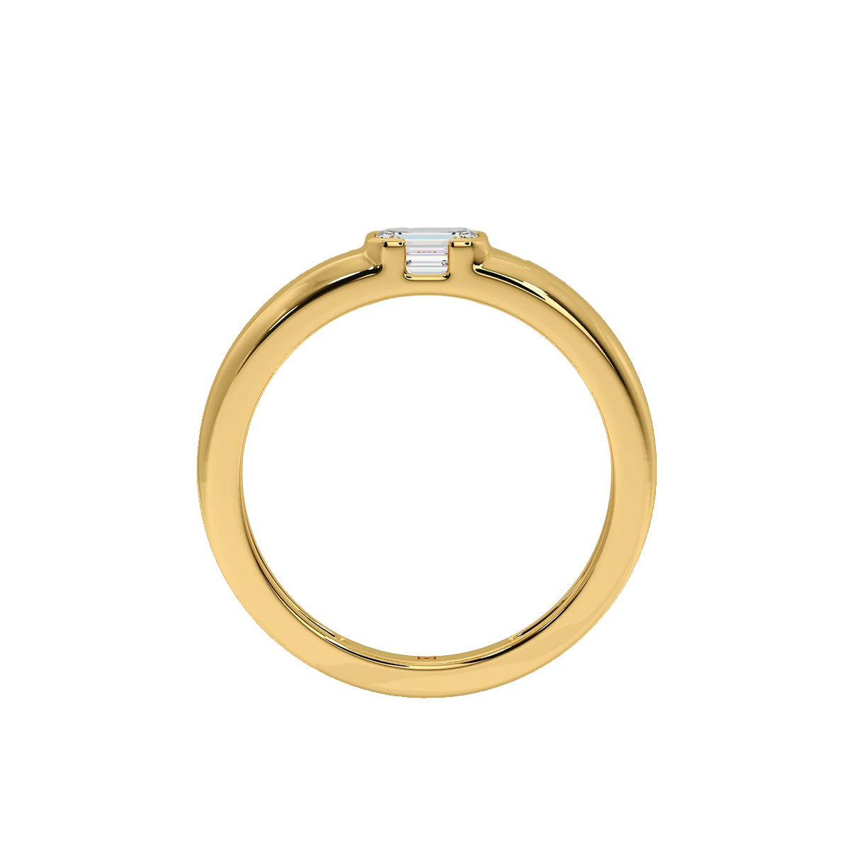 east west emerald ring