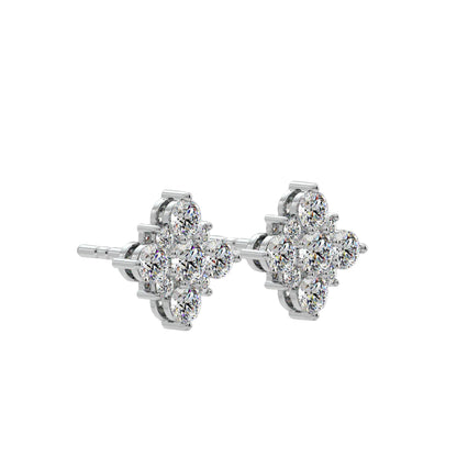 Snowflake Cluster Earrings