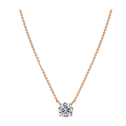 1 ct Solitaire Necklace