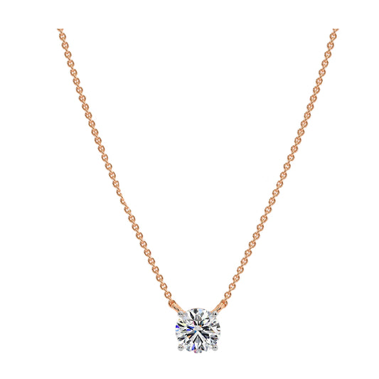 1 ct Solitaire Necklace