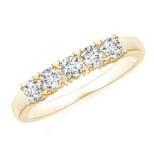 Five-Stone Diamond Anniversary Ring
