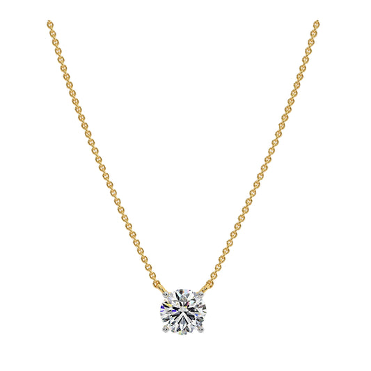 2 ct Solitaire Necklace
