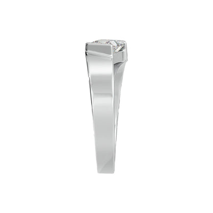 Angular Princess Cut Ring