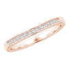 Classic Rose Gold Diamond Band
