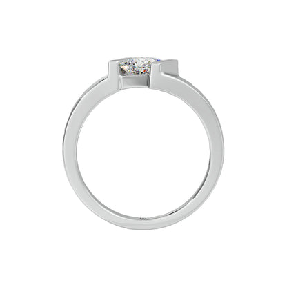 Angular Princess Cut Ring