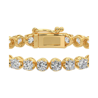 0.25 Ct Crown Tennis Bracelet