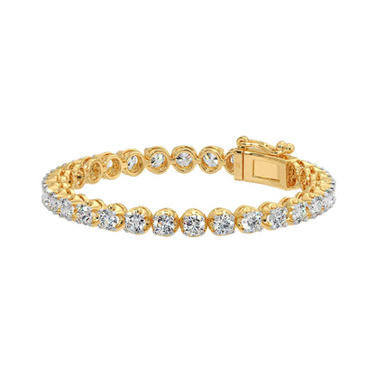 0.25 Ct Crown Tennis Bracelet