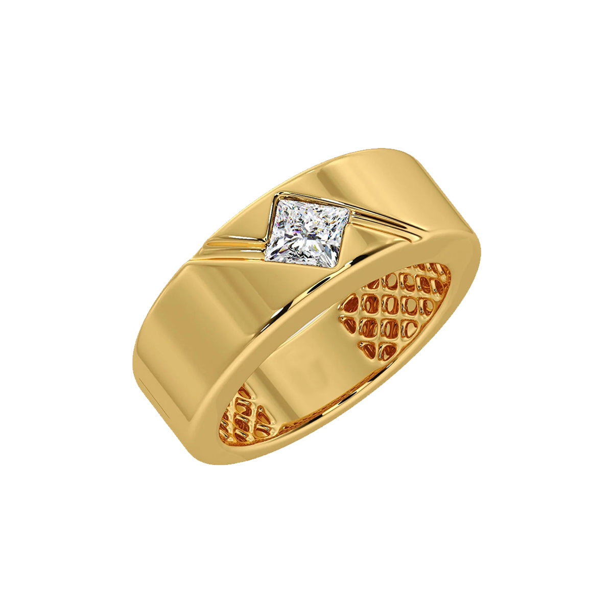 1 ct bold princess cut ring