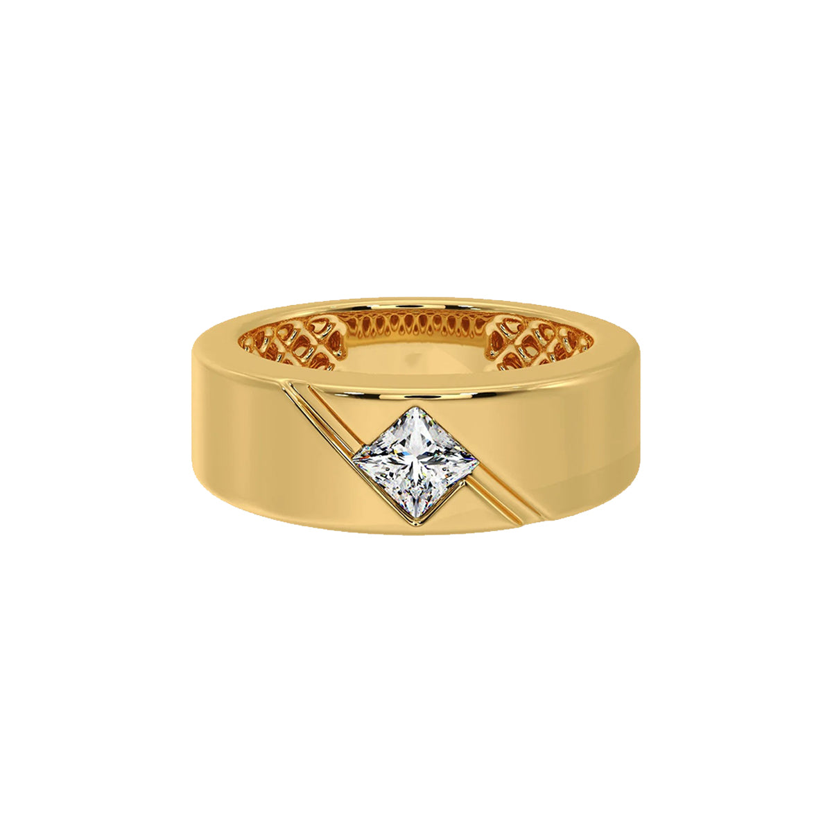 1 ct bold princess cut ring