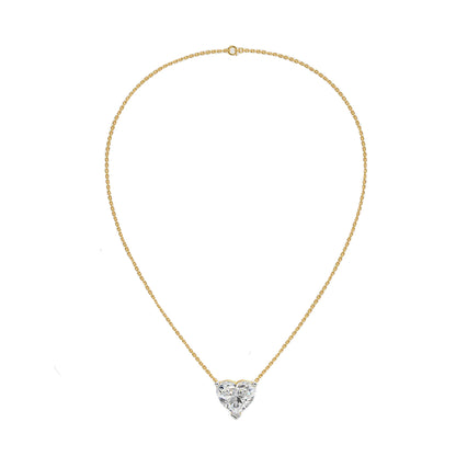 1 ct Heart Necklace