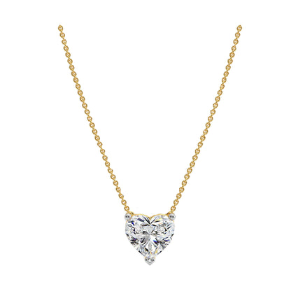 1 ct Heart Necklace