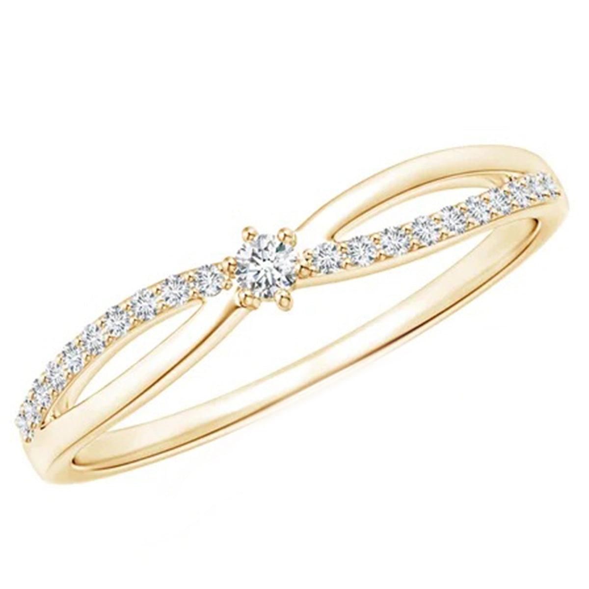 delicate gold ring