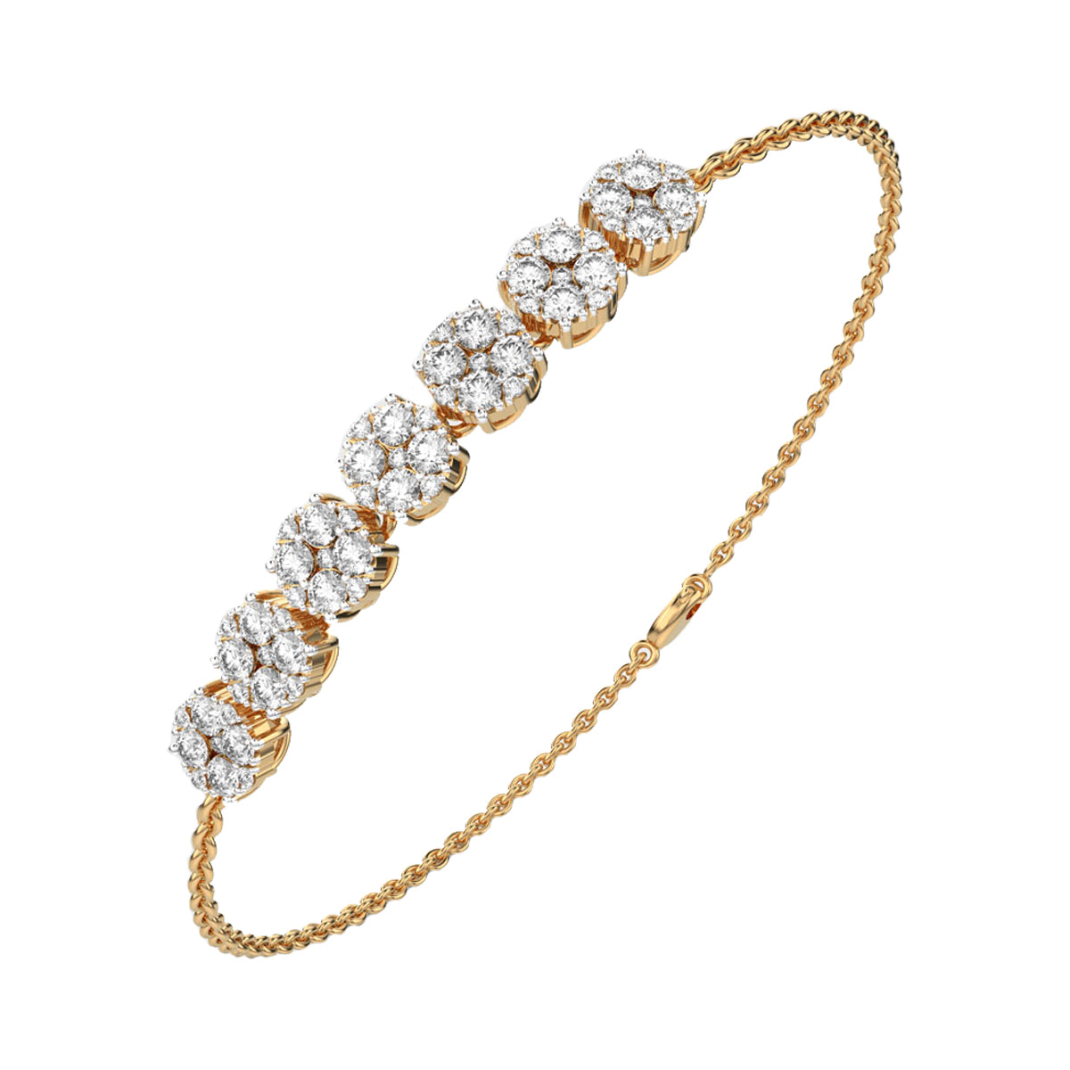 quad squad diamond bracelet