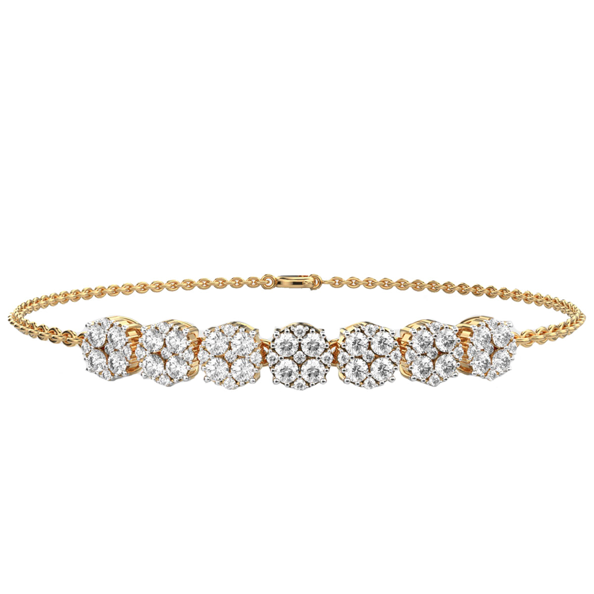 quad squad diamond bracelet