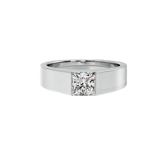 1.5 ct Princess Bar Ring