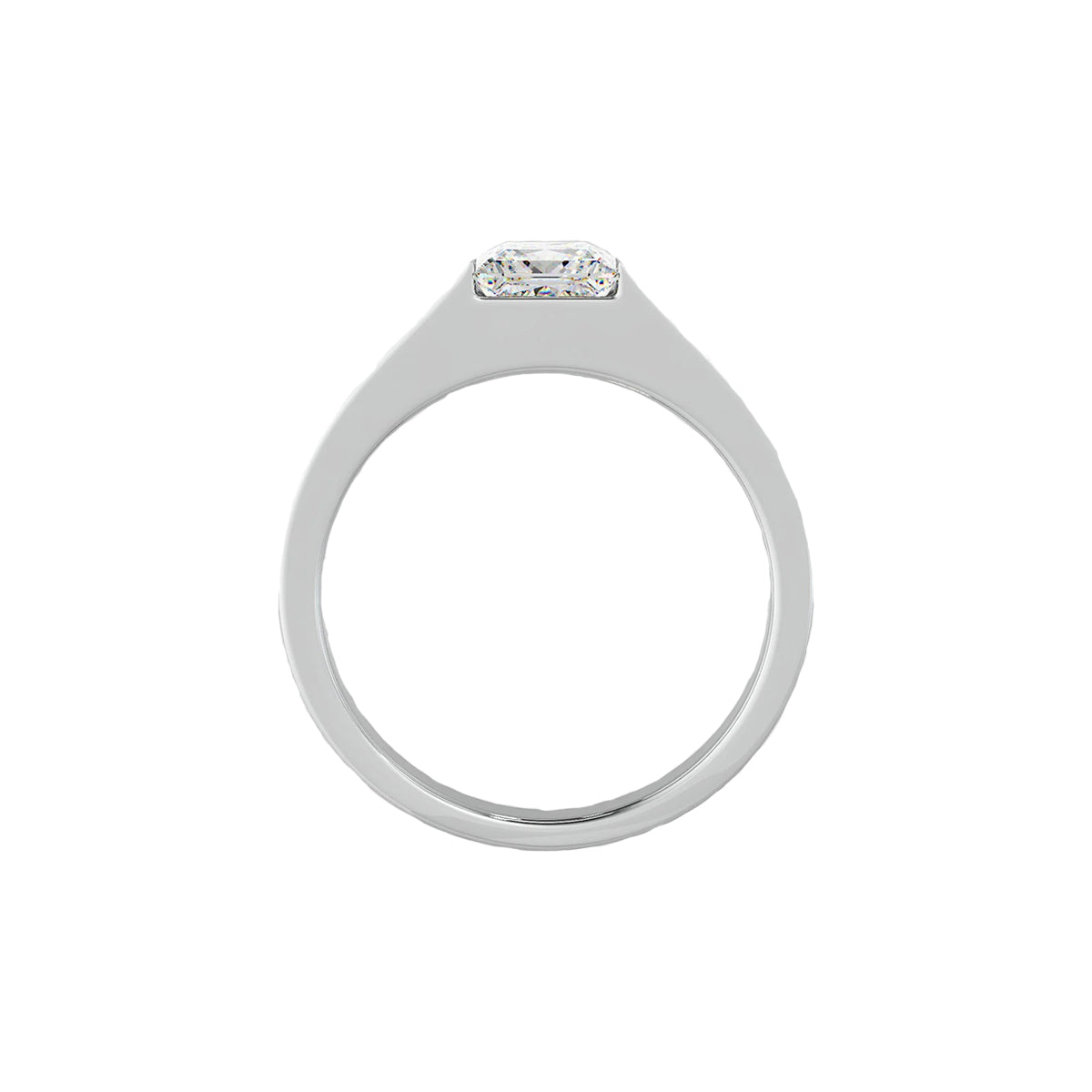 1.5 ct princess bar ring