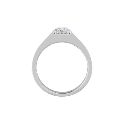 1.5 ct Princess Bar Ring