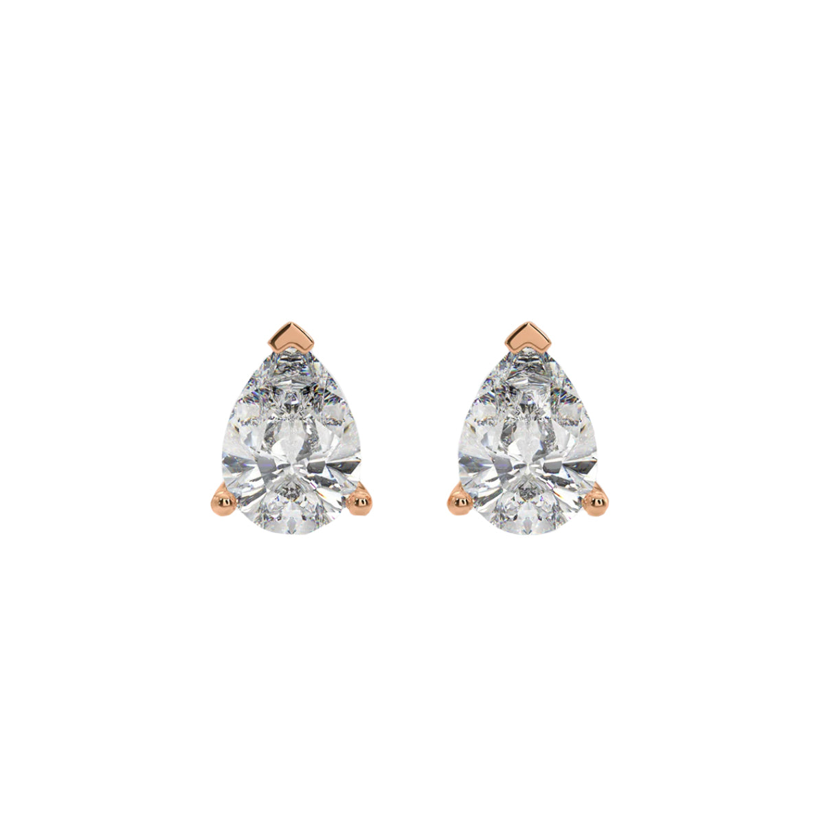 0.50 ct pear studs