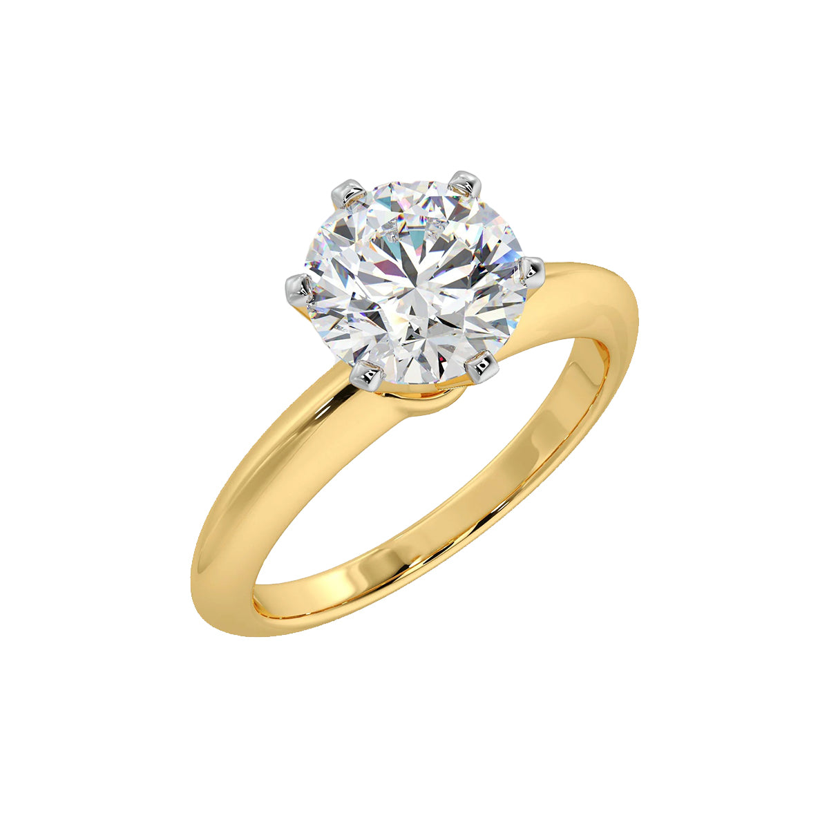 2 ct elegant solitaire ring