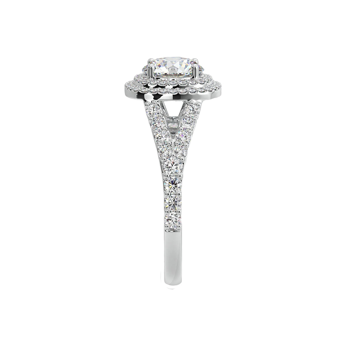 1 ct surround solitaire ring