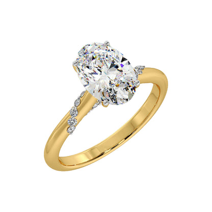 2 ct Elena Oval Solitaire Ring